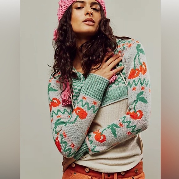 FREE PEOPLE (we the free) CHERRY COLA SWIT CUFF size XShoodie sweater,All Products : American Fashion Style Bags On Sale